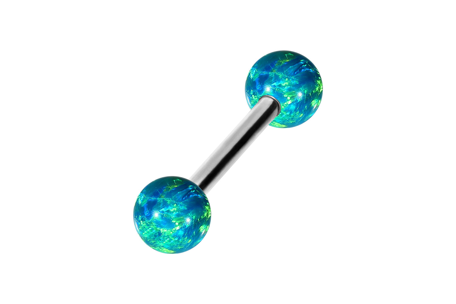 Titan Barbell Piercing SYNTHETISCHE OPALE
